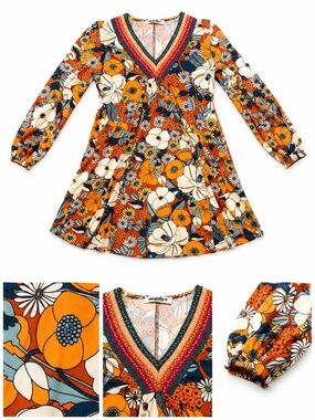 Haptics floral boho dress
